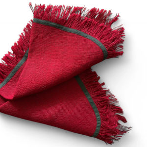 Red Boho Jute Placemat